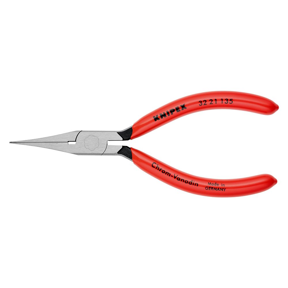 Cleste cu varf lung 3221 lungime-135mm maner-plastic KNIPEX ZE