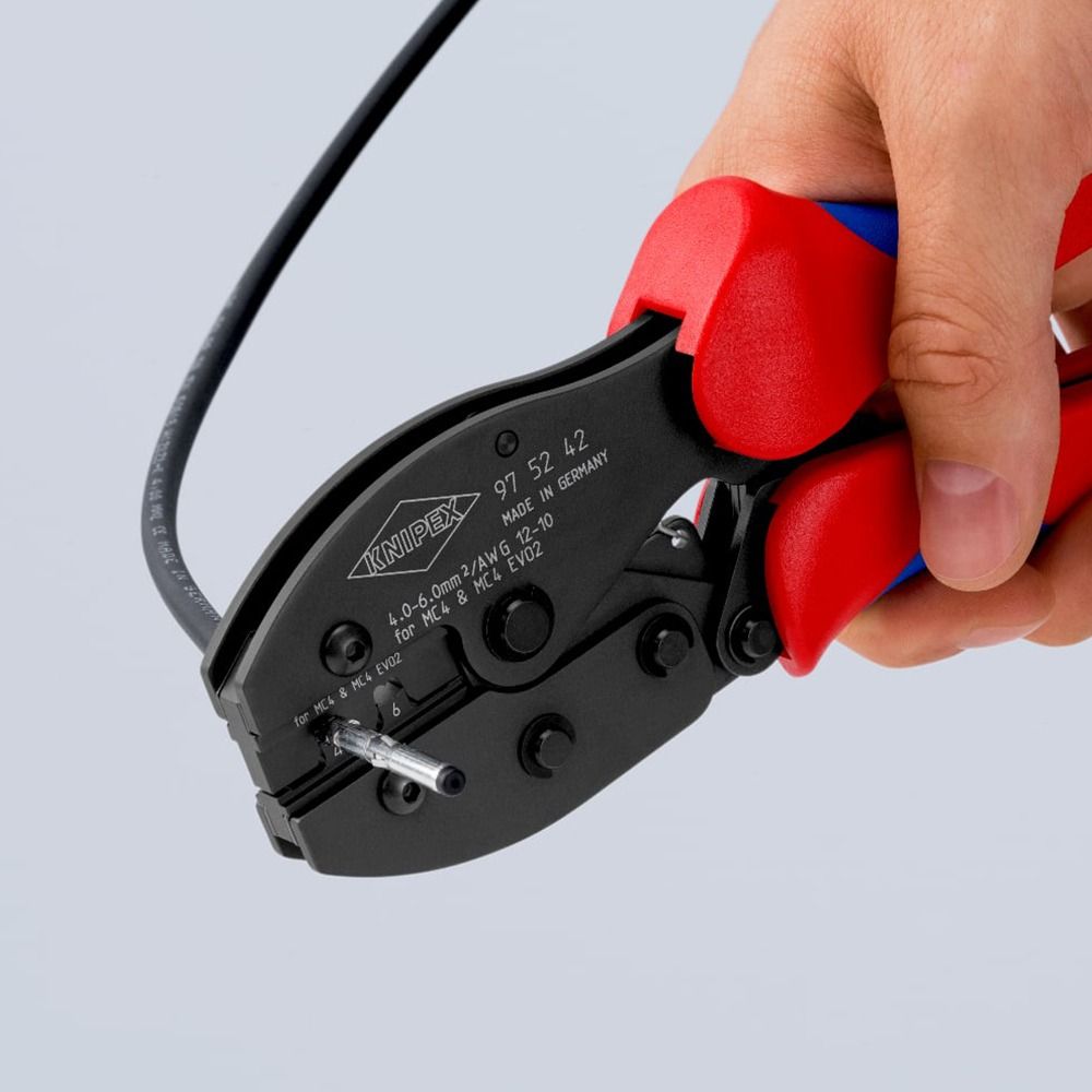 Cleste sertizat conectori MC4/MC4 EVO 2 PRECIFORCE cu sectiune 4/6
