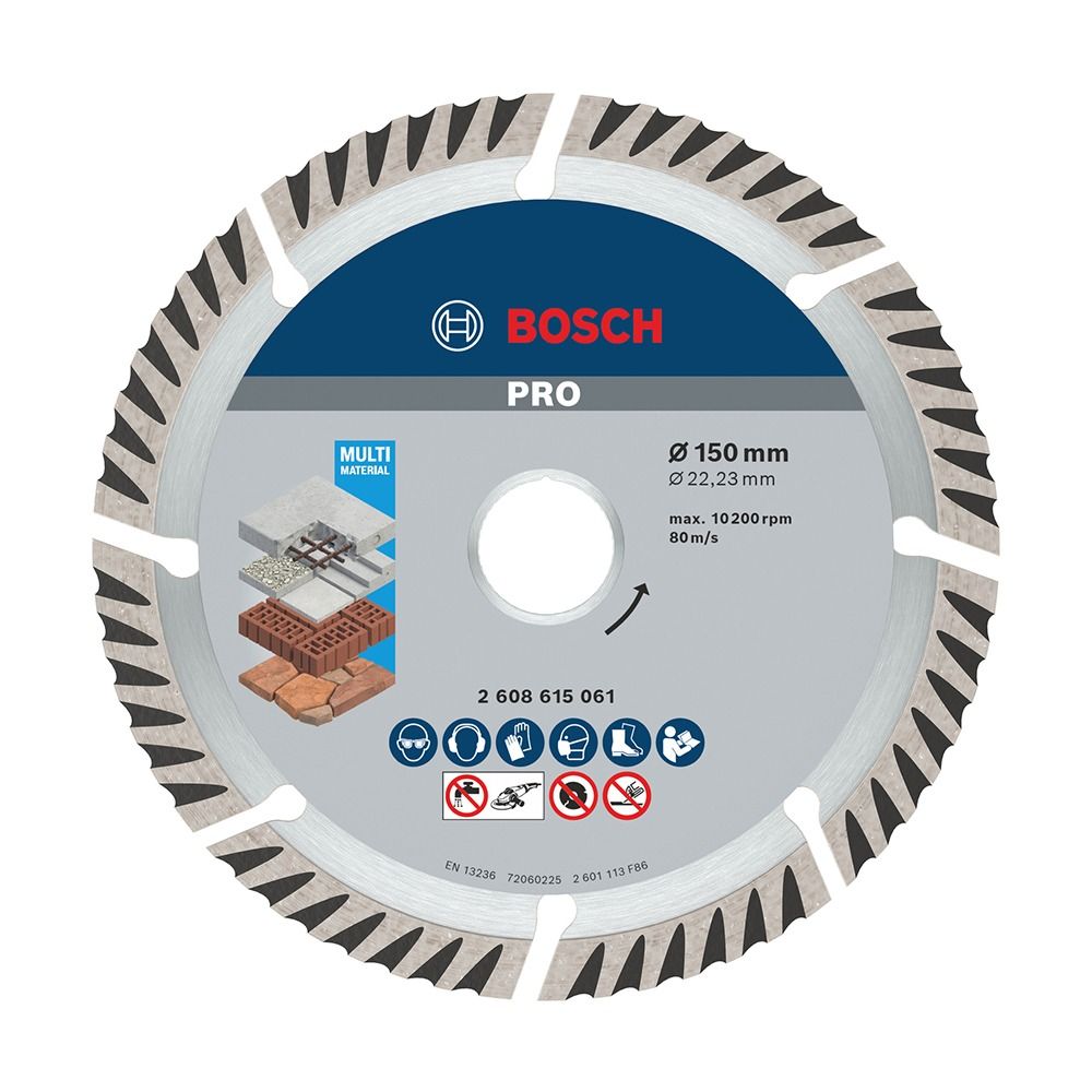 Disc diamantat taiere STANDARD-UNIVERSAL 150x22.2mm sector cu