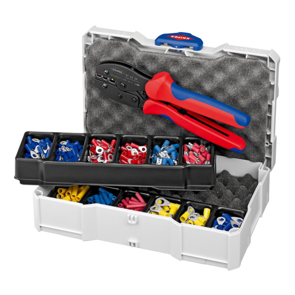 Trusa clesti electrician maner bimaterial 0.5-6mm² L-265mm KNIPEX