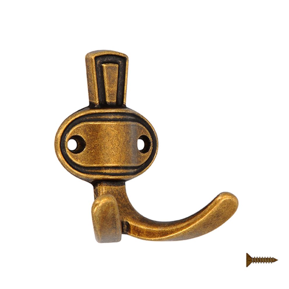 Cuier metalic mic 1097 bronz antic