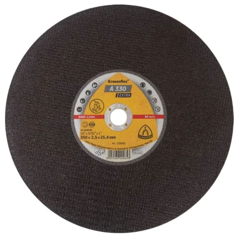 DISC TAIERE OTEL 355X2.5X25.4MM A330R-EXTRA KLINGSPOR
