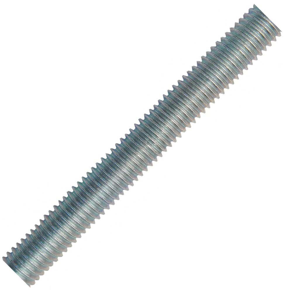 Tija filetata TF M10 L-1000mm DIN975 clasa-8.8 otel zincat-alb ENERGO
