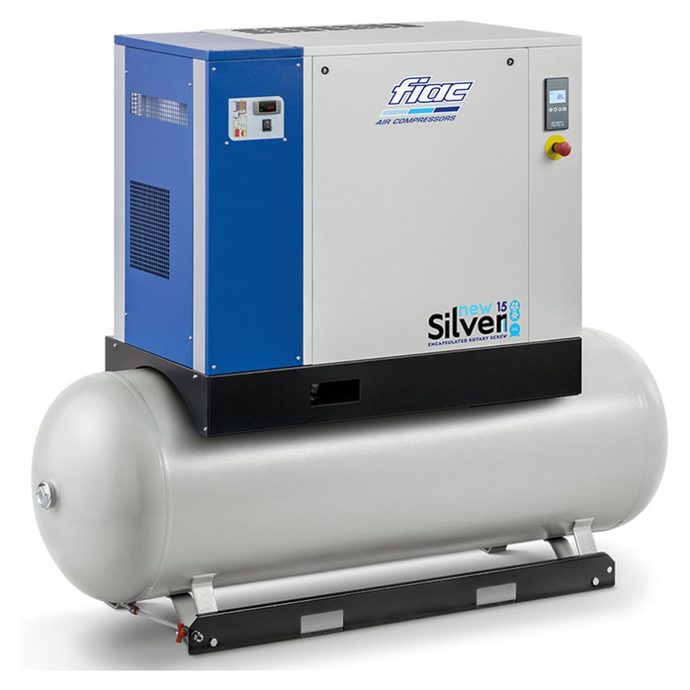 COMPRESOR CU SURUB CU USCATOR NEW SILVER D 15/500 10 BAR FIAC
