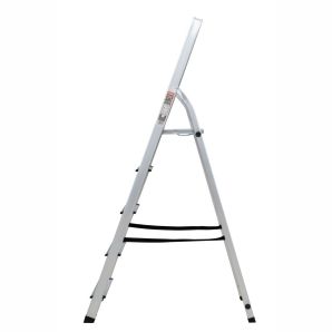 Scara tip biblioteca cu platforma SB 4+1 trepte H-1.00m Aluminiu ENERGO