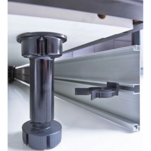Element fixare plinta aluminiu D-28mm