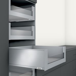 Legrabox set suport de front inaltime C pentru extragere interioara cu element de insertie gri-orion mat ZI7.2CS0 OG-M BLUM