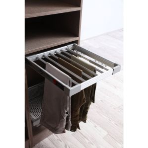 Suport pantaloni extractibil dressing cu fixare laterala pentru corp s-600mm antracit ENERGO