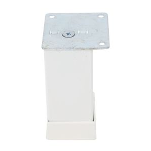 Picior aluminiu SQUARE 40 H-100mm alb ENERGO