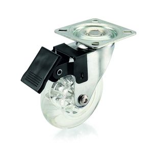 Rotila D-50mm cu placa s-60mm L-60mm cu frana transparenta ENERGO