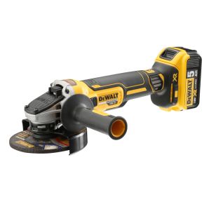 Polizor unghiular cu acumulator DCG405P3 M14-disc125mm 9000rpm 18V/3x5Ah DEWALT