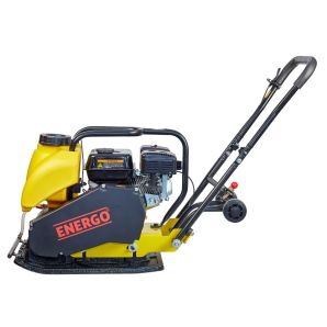 Placa compactoare PCE-80L unidirectionaa 80 Kg 43CM 16KN/5000BPM rezervor apa si PAD LONCIN-200F benzina ENERGO