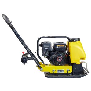 Placa compactoare PCE-80L unidirectionaa 80 Kg 43CM 16KN/5000BPM rezervor apa si PAD LONCIN-200F benzina ENERGO