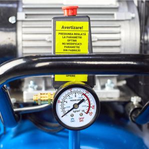 Compresor cu piston CP-200/450 AC debit aer refulat 300L/min P-10bari volum vas 200L 2.2kW 230V ENERGO