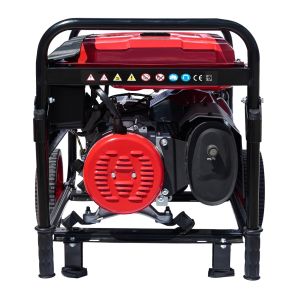 Generator portabil GN5000 cadru deschis cu roti Pmax 5.5kW/230V rezervor 25 L benzina cu AVR start manual ENERGO