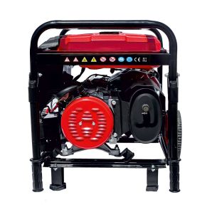 Generator portabil GN5000E cadru deschis cu roti Pmax 5.5kW/230V rezervor 25L benzina cu AVR ATS optional start electric ENERGO