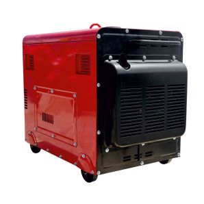 Generator portabil GN5000dE carcasat cu roti Pmax 5.0kW/230V rezervor 15L motorina ATS optional start electric ENERGO