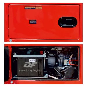 Generator portabil GN5000dE carcasat cu roti Pmax 5.0kW/230V rezervor 15L motorina ATS optional start electric ENERGO