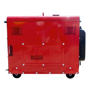 Generator portabil GN5000dE carcasat cu roti Pmax 5.0kW/230V rezervor 15L motorina ATS optional start electric ENERGO