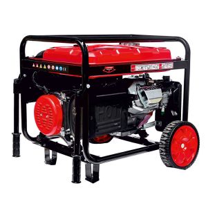 Generator portabil GN7000E cadru deschis Pmax 7.5kW/230V rezervor 25 L benzina cu AVR ATS optional start electric ENERGO
