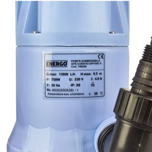 Pompa submersibila apa curata CSP750C-5 debit 216L/min Hmax 9.5mCA cablu L-5m conexiune DN 1