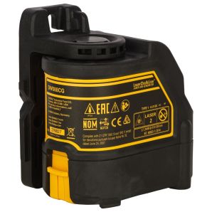 Nivela laser cu linii DW088CG raza lucru 20m - 50m fascicul verde mod orizontal/vertical cu accesorii DEWALT