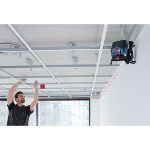 Nivela laser cu linii si puncte GCL 2-50C raza lucru 20m - 50m fascicul rosu mod orizontal/vertical cu trepied si accesorii BOSCH