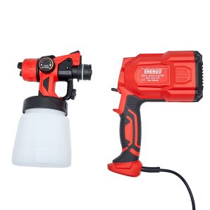 Pistol de vopsit electric FAST HVLP-031 duza D-1.8mm debit 0.2L/min pentru vopsea/lac pe baza de apa/ulei ENERGO