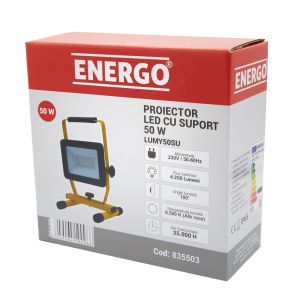 Proiector LED cu suport LUMY50SU 50W 6500k 4250lm IP65 ENERGO