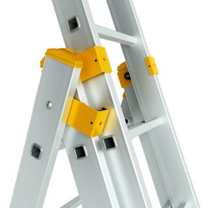 SCARA ALUMINIU 3 TRONSOANE 15 TREPTE 11.20 M