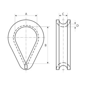 RODANTA DIN 6899 16 MM