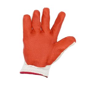 Manusi protectie marimea 10 bumbac/poliester impregnate latex palma si varf degete EN388-2122XX ENERGO