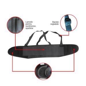CENTURA ABDOMINALA SAFEBELT CAS-0023 CU PROTECTIE LOMBARA MARIMEA XXL ENERGO