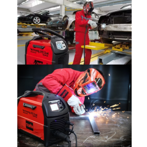 Aparat sudura MIG-MAG multiproces TECHNOMIG 210 DUAL SYNERGIC gas/no-gas functie MMA/TIG randament 80A/100% 230V TELWIN