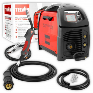 Aparat sudura MIG-MAG multiproces TECHNOMIG 210 DUAL SYNERGIC gas/no-gas functie MMA/TIG randament 80A/100% 230V TELWIN