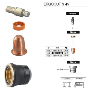 DIFUZOR GAZ PISTOLET PLASMA 41 ENERGO
