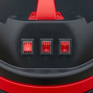 Aspirator LSU 255 utilizare uscat-umed volum 55L vacuum 220mbar 5000L/min curatare manuala 2x1000W ENERGO