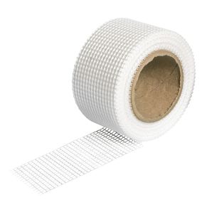 Banda adeziva din fibra de sticla FIBER FIX latime 50mm L-90m 60g/mp tip plasa pentru armare/imbinare gips carton ENERGO