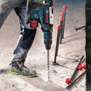 Burghiu beton-zidarie MAX-4 prindere SDS-max D-35mm L-400/520mm 4 muchii widia BOSCH