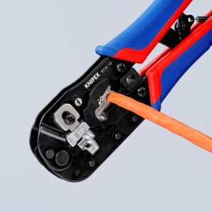 Cleste sertizat modular conectori retea RJ45 L-190mm maner bimaterial KNIPEX