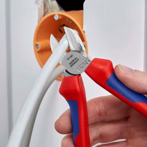 CLESTE TAIS LATERAL 160 MM MANER BIMATERIAL CROMAT KNIPEX