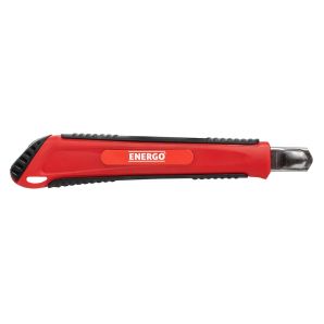 Cutter universal CM912 lama dreptunghiulara SK4 cu latime 9mm autoblocare corp bimaterial suport inox ENERGO
