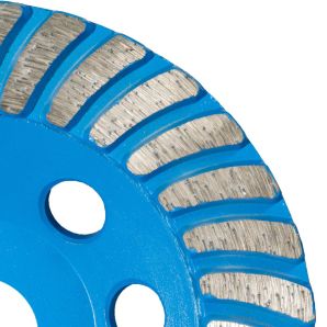 Disc diamantat slefuire SP PLUS TURBO tip oala D-125x22.23mm segment standard uz uscat pentru tencuiala/caramida ENERGO