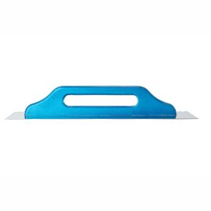 Gletiera zimtata ULC tip elvetian lama inox 480x130mm dantura 8x8mm cu maner lemn ENERGO