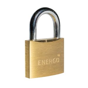 Lacat din alama LockGuard 50 mm Dia-8 mm 3 chei alama ENERGO