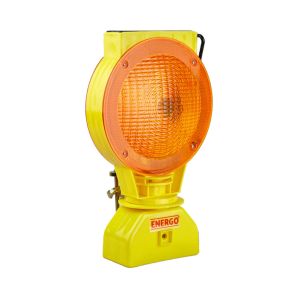 LAMPA SEMNALIZARE RUTIERA GALBENA SPARK CU INCARCARE SOLARA PRINDERE CU CLEMA ENERGO