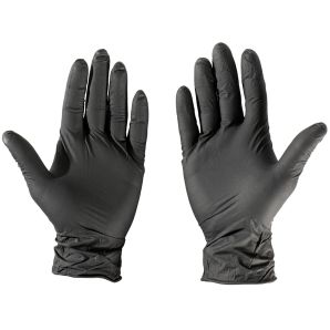 Manusi unica folosinta BLAXY nitril nepudrate non-medicale grosime 0.1mm 4.1 grame negru marimea XL cutie 100 bucati ENERGO