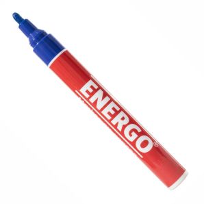 Marker cu vopsea MPV albastru varf rotund grosime 2/4mm ENERGO