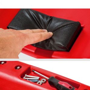PAT MOBIL PENTRU MECANIC AUTO CU LAMPA DE LUCRU BIG RED