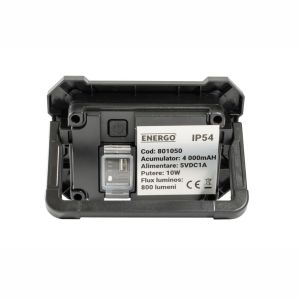PROIECTOR LED REINCARCABIL CU SUPORT LUMY10R 10 W 6500K 800 lm IP54 ENERGO ZZ